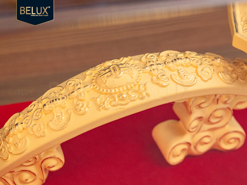 Gậy Như Ý dát vàng cát 20.5x6.5x7.5cm